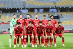 لاعب الأهلي يوسف بلعمري أثناء تعرضه للإصابة