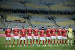 لاعب الأهلي يوسف بلعمري أثناء خضوعه لجراحة ناجحة في ألمانيا