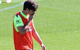 مدرب أتلتيكو مدريد دييغو سيميوني يتحدث خلال مؤتمر صحفي