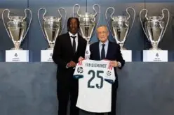 لاعب ريال مدريد الجديد يان ديوماندي يتدرب مع فينيسيوس جونيور وكيليان مبابي