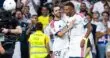 كيليان مبابي يحتفل بتسجيل هدف لريال مدريد ضد إشبيلية