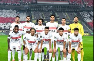 لاعب كرة قدم تونسي يرتدي قميص الزمالك